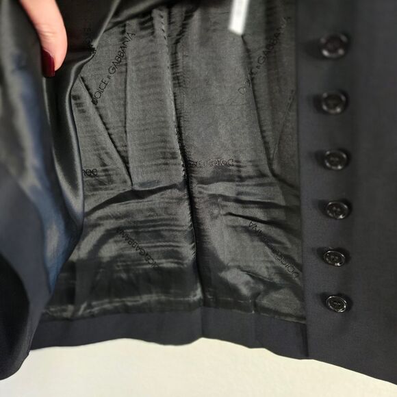 Dolce & Gabbana High Waist pencil Skirt with belt size 44 6 8 - Picture 11 of 13